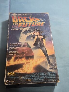 Back To The Future 1985 Michael J Fox VHS 1st release MCA